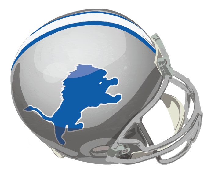 Detroit Lions 1970-1982 Helmet Logo iron on transfers for clothing